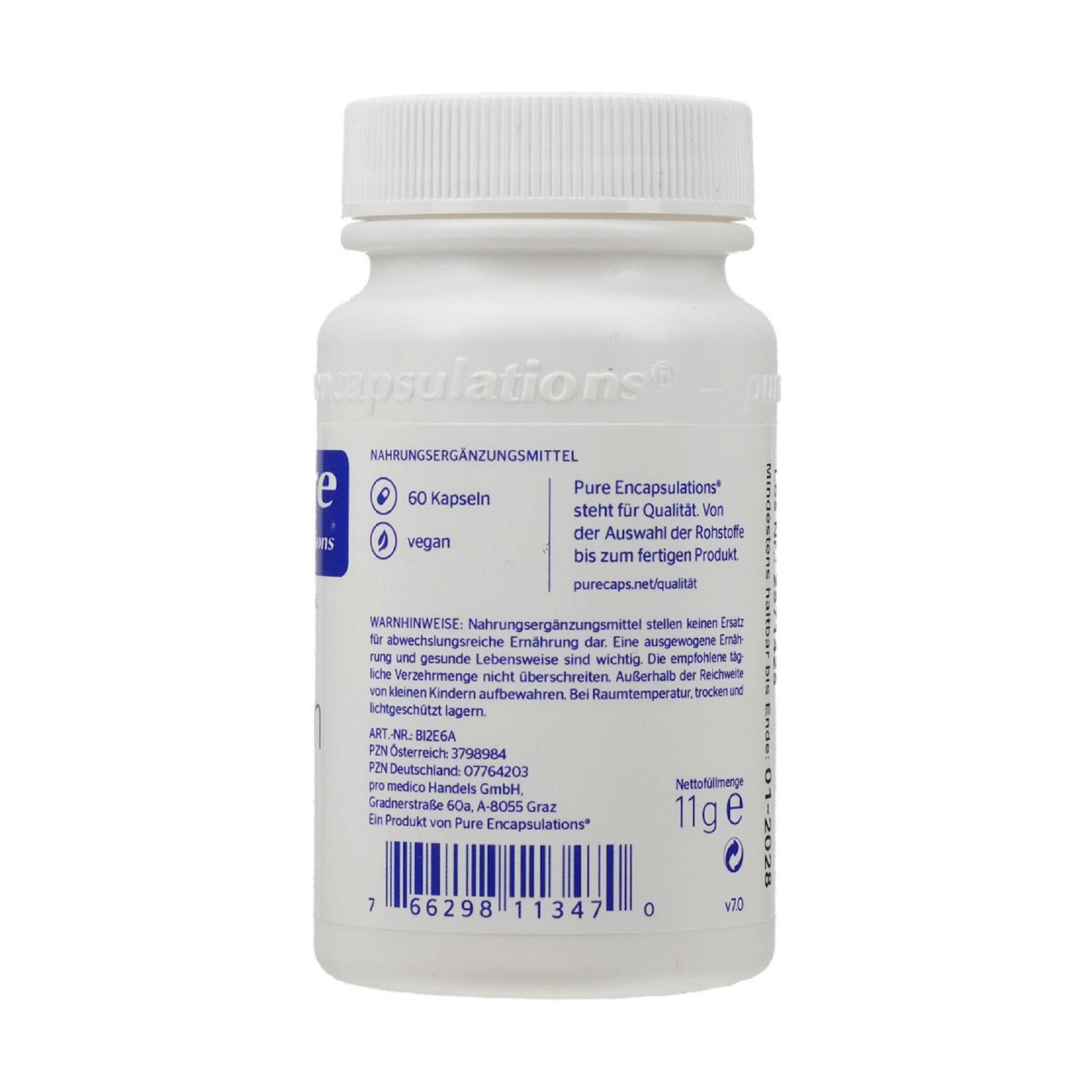 pro medico GmbH PURE ENCAPSULATIONS Biotin 2,5 mg Kapseln Kapseln