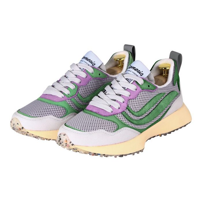 GENESIS G-Marathon Eco-Suede R-Pet grey/p.green/lavender Sneaker (1-tlg)