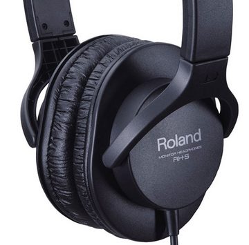 Roland RH-5 mit Tisch-Stativ Kopfhörer (Große Ohrmuscheln, mit Stativ, geschlossene Bauweise)