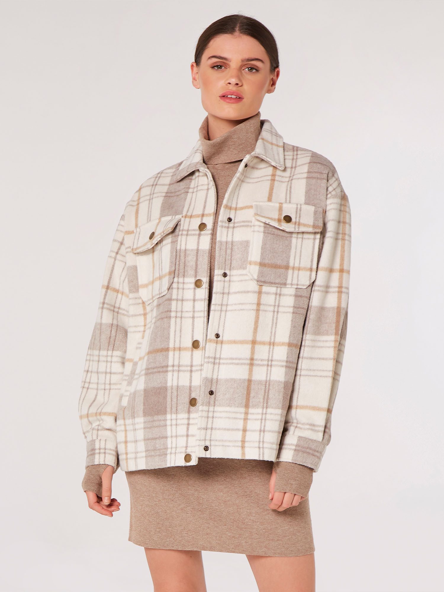 Apricot Funktionsjacke Karoshacket, mit Taschen günstig online kaufen