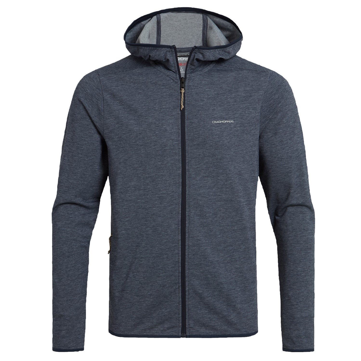 Craghoppers NosiLife Deft Hooded Jacket Black Pepper Marl günstig online kaufen