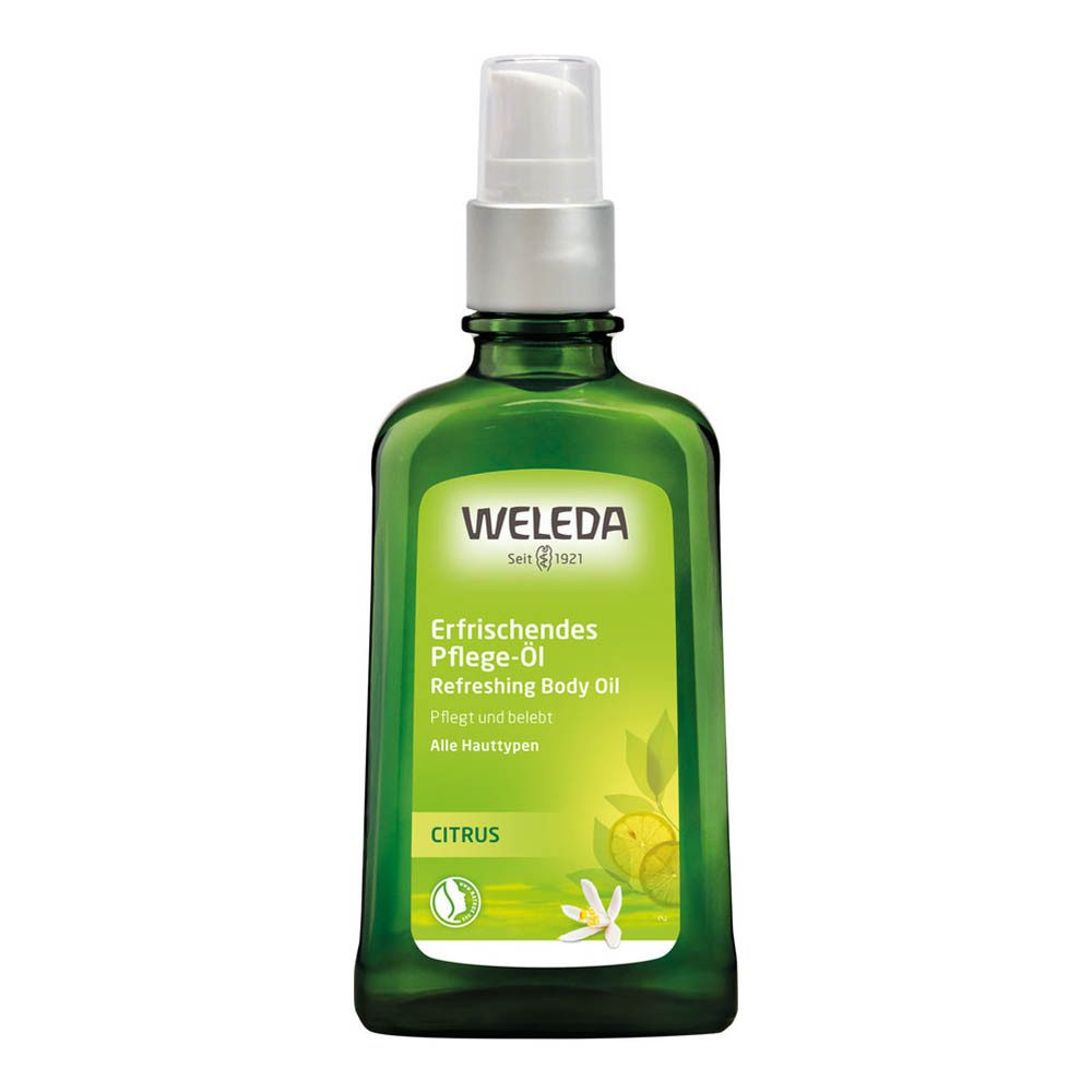 WELEDA Massageöl Citrus - Erfrischendes Pflege-Öl 100ml