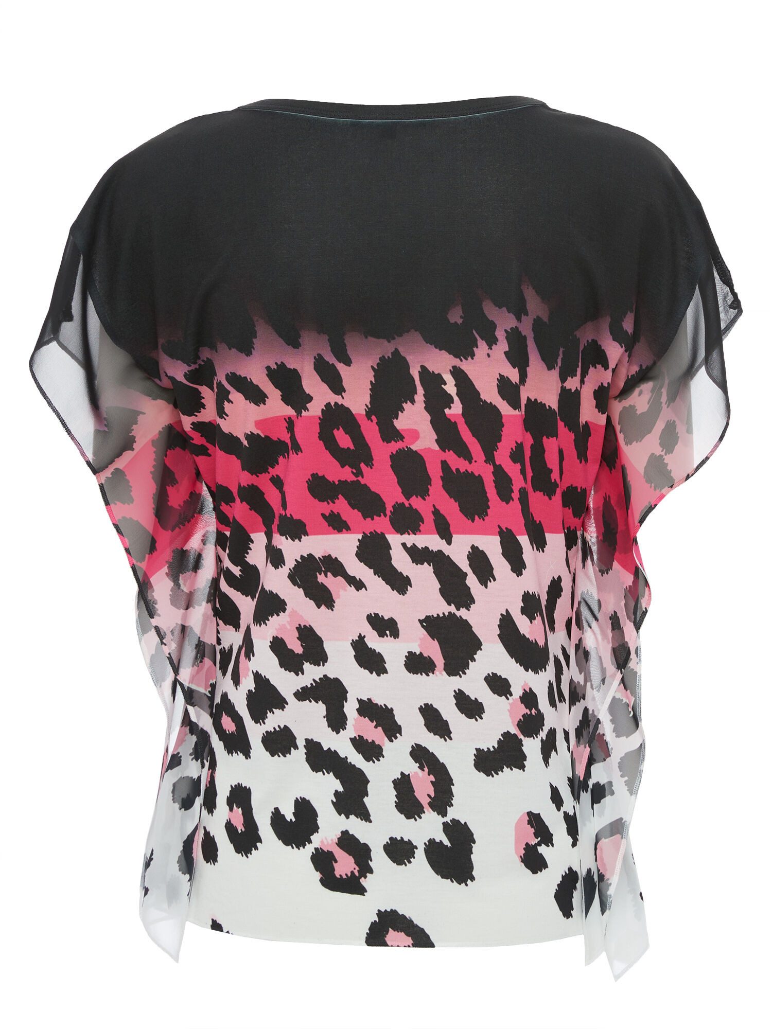 Christian Materne Langarmshirt Tunika Körpernah im abstrakten Leo-Print günstig online kaufen