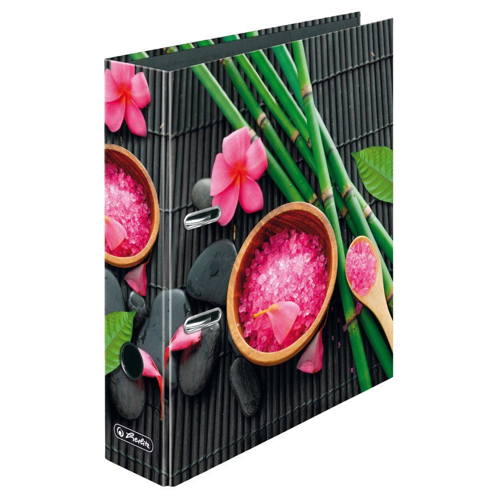 Aktenordner Herlitz Motivordner / DIN A4 / 80mm breit / " Salt and Bamboo"
