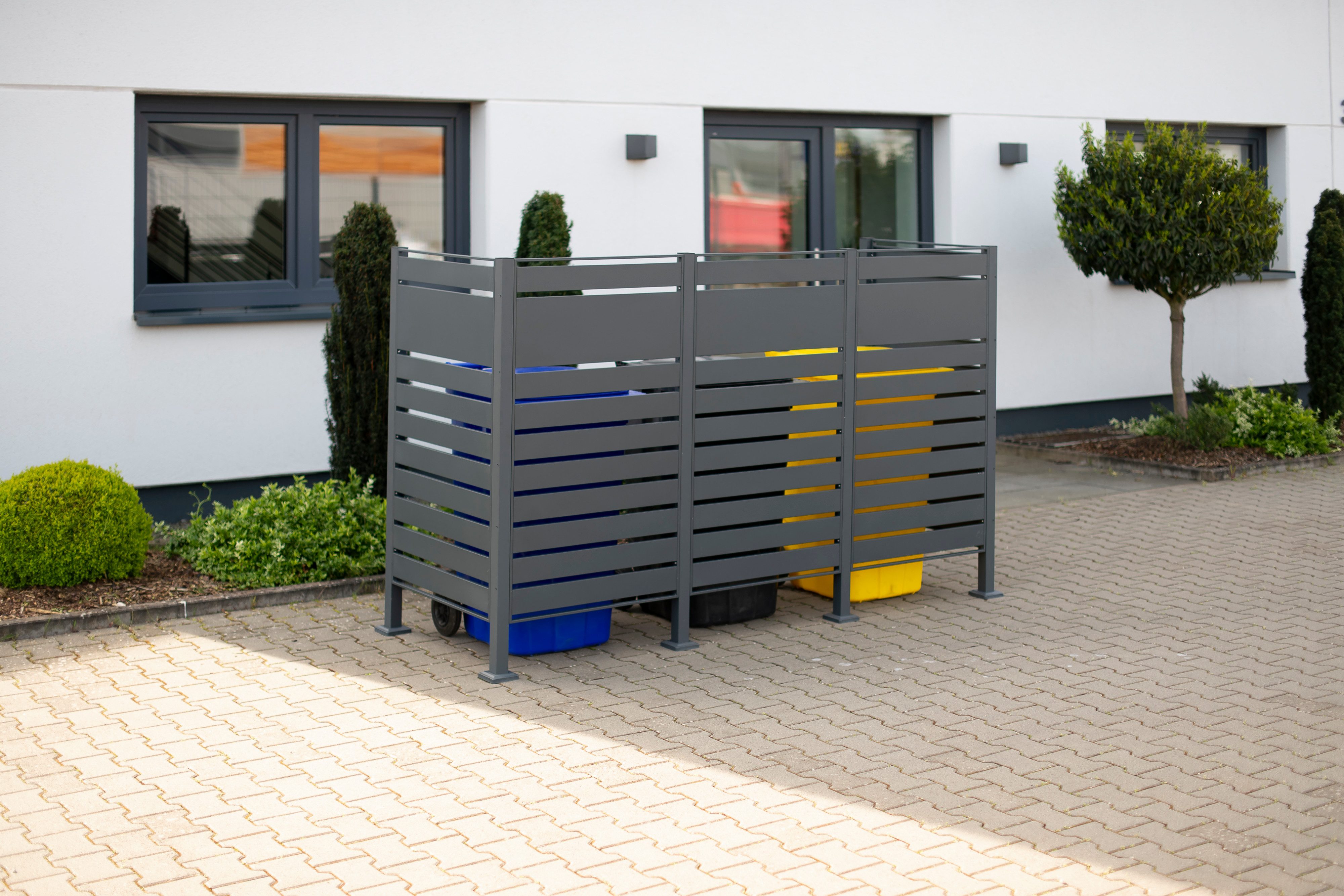 WESTMANN Mülltonnenbox Planum, Platz für 3 Mülltonnen je 240 L