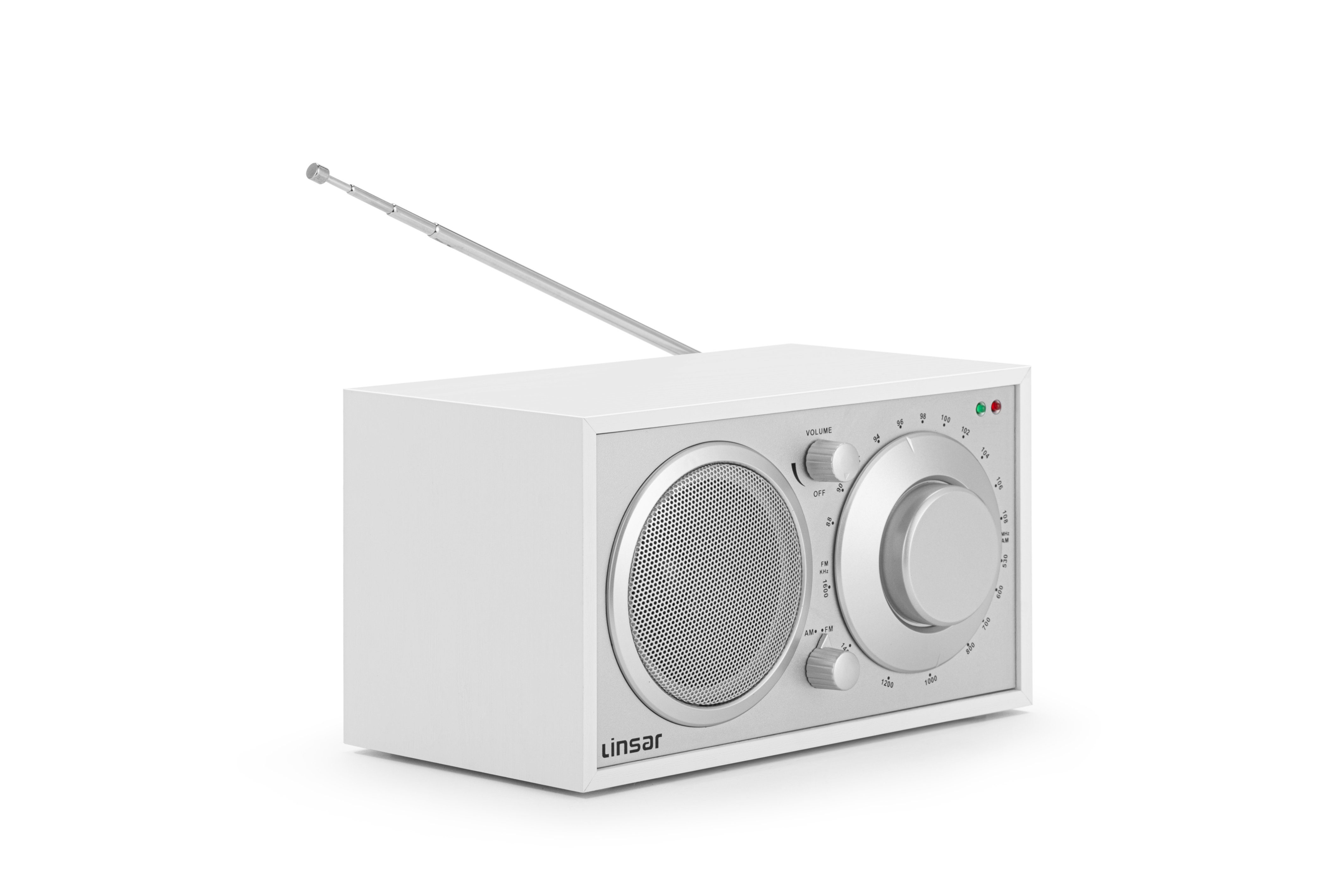 Radio Rétro DAB Avec Bluetooth Et AUX - Design Vintage, Écran LCD, Blanc | Idéale Pour Salon Ou Cuisine