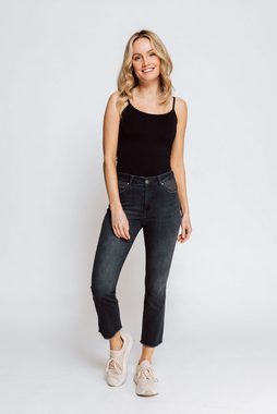 Zhrill Mom-Jeans Capri Jeans ALLEGRA Blau angenehmer Tragekomfort