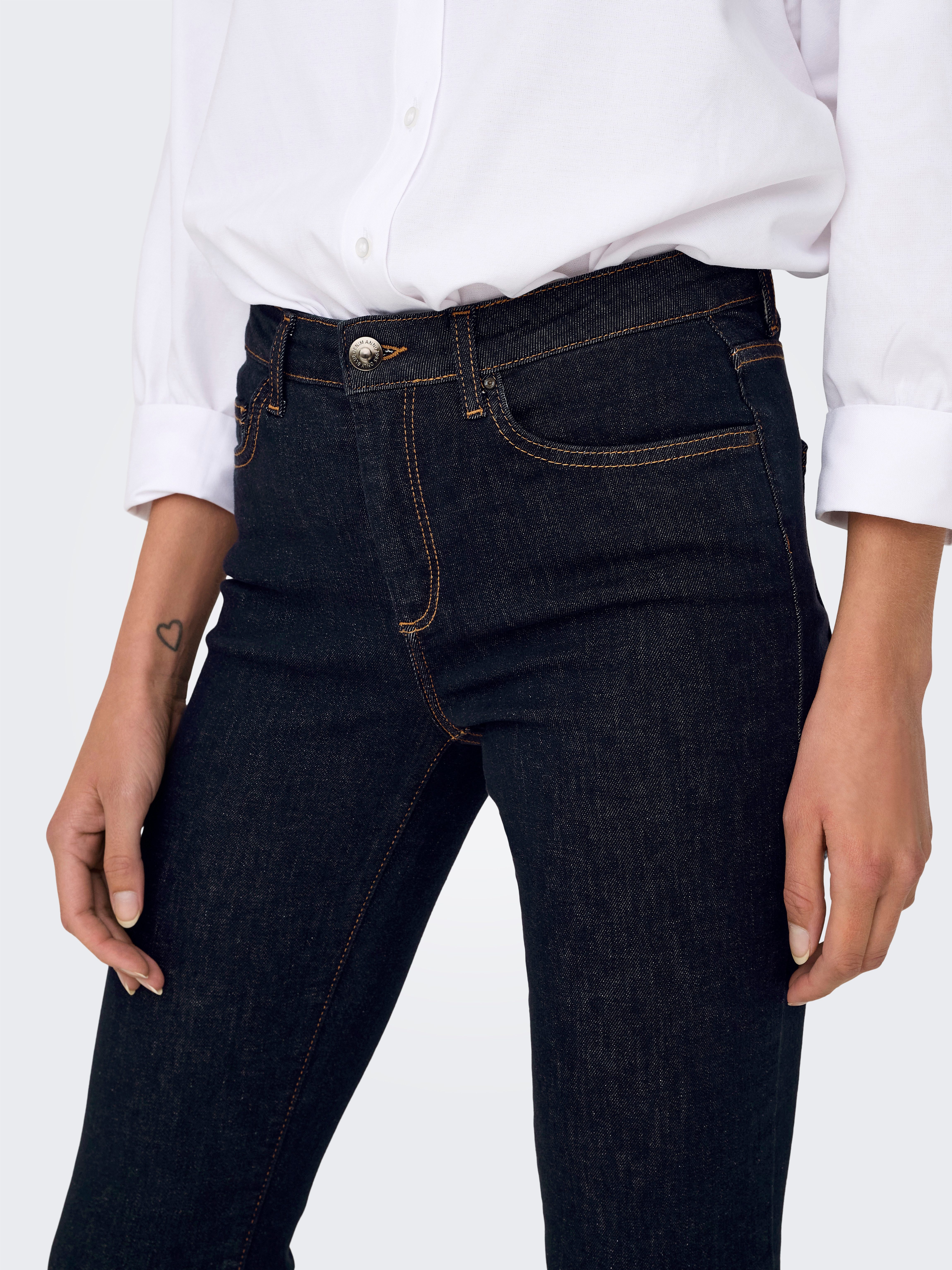 ONLY Skinny-fit-Jeans ONLBLUSH MID FL STAYBLUE DNM REA023NOOS