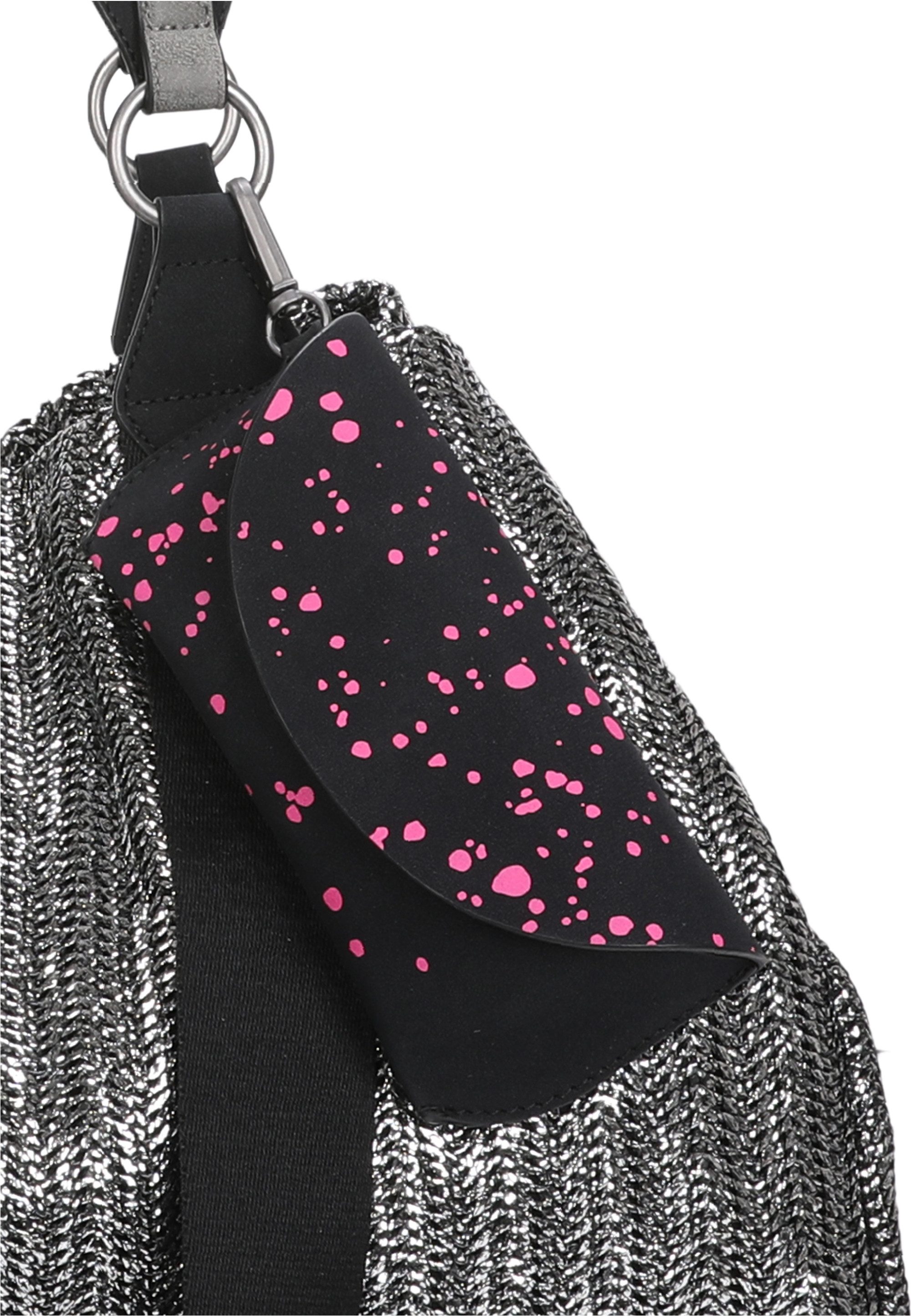 Fritzi aus Preußen Henkeltasche Izzy Medium Limited Painted Straw, mit abnehmbarem Brillenetui