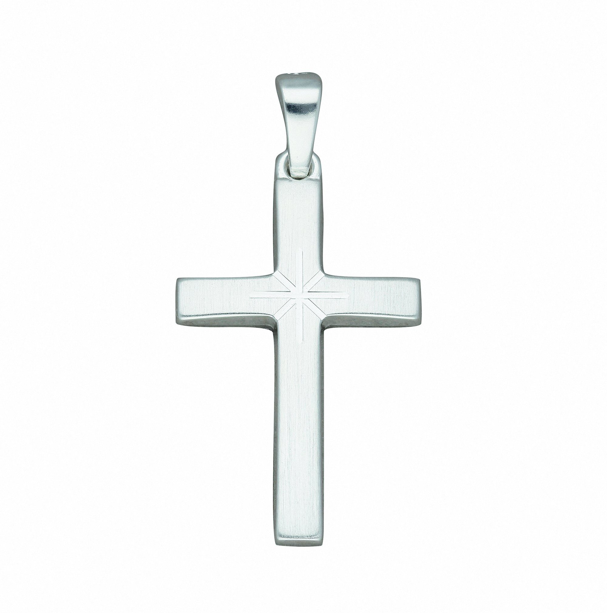 Adelia´s Kette mit 925 mit Silber Set Kreuz Schmuckset Anhänger, Halskette Anhänger 