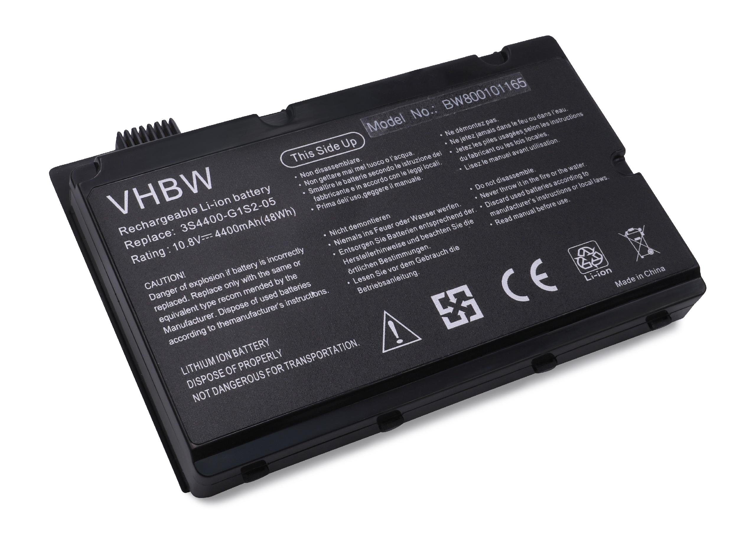 vhbw Laptop-Akku 4700G / 10,8V, Netbook 4400 Notebook Li-Ion) passend (4400mAh, mAh Belinea für