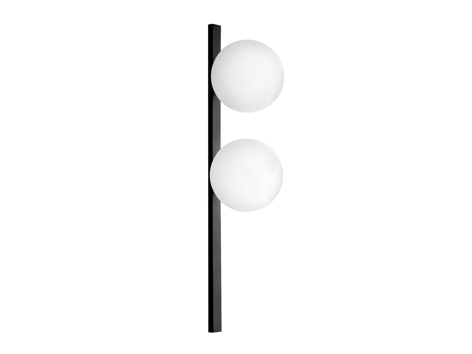 Luce Ambiente Design LED Wandleuchte groß, Höhe 60cm, Dimmfunktion, LED wechselbar, Warmweiß, ausgefallene-e innen Wand-Lampe mit Glaskugeln und LED Leuchtmittel