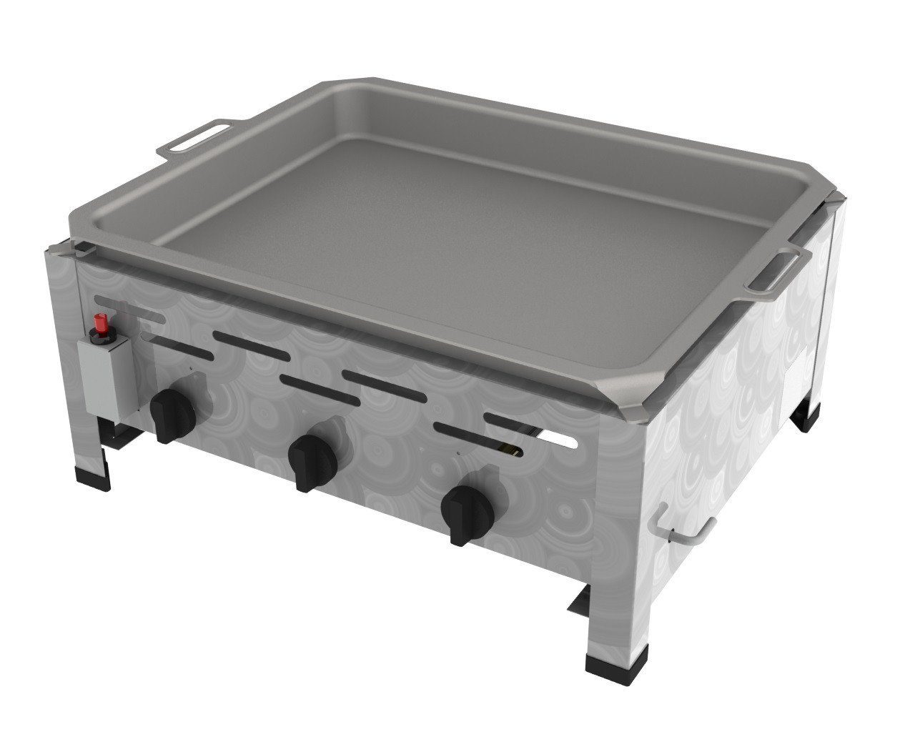 ChattenGlut Gasgrill ChattenGlut Gastrobräter 10,8kW mit Pfanne, BxTxH: 650x530x270 cm