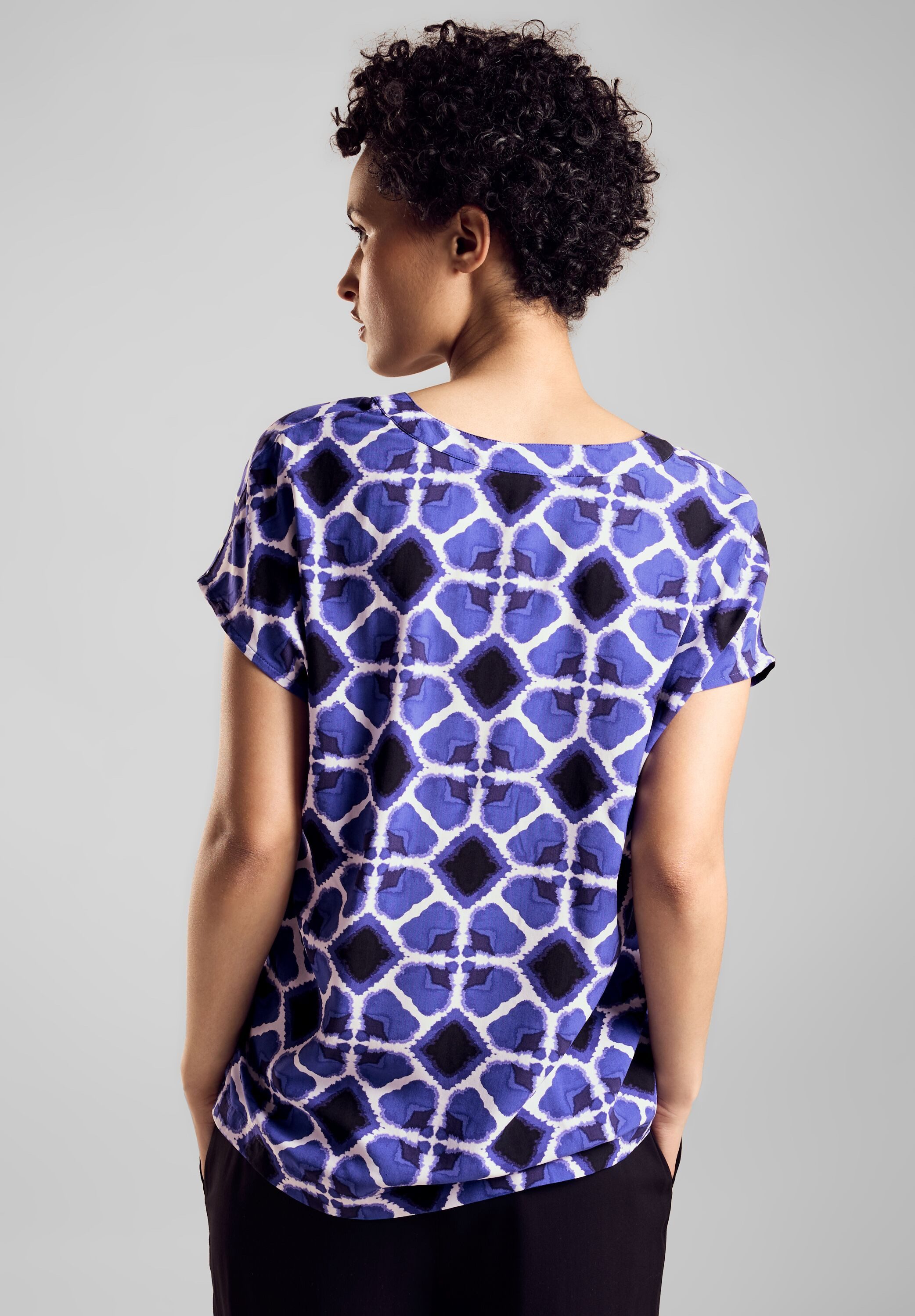 STREET ONE Blusentop mit All-Over Print günstig online kaufen