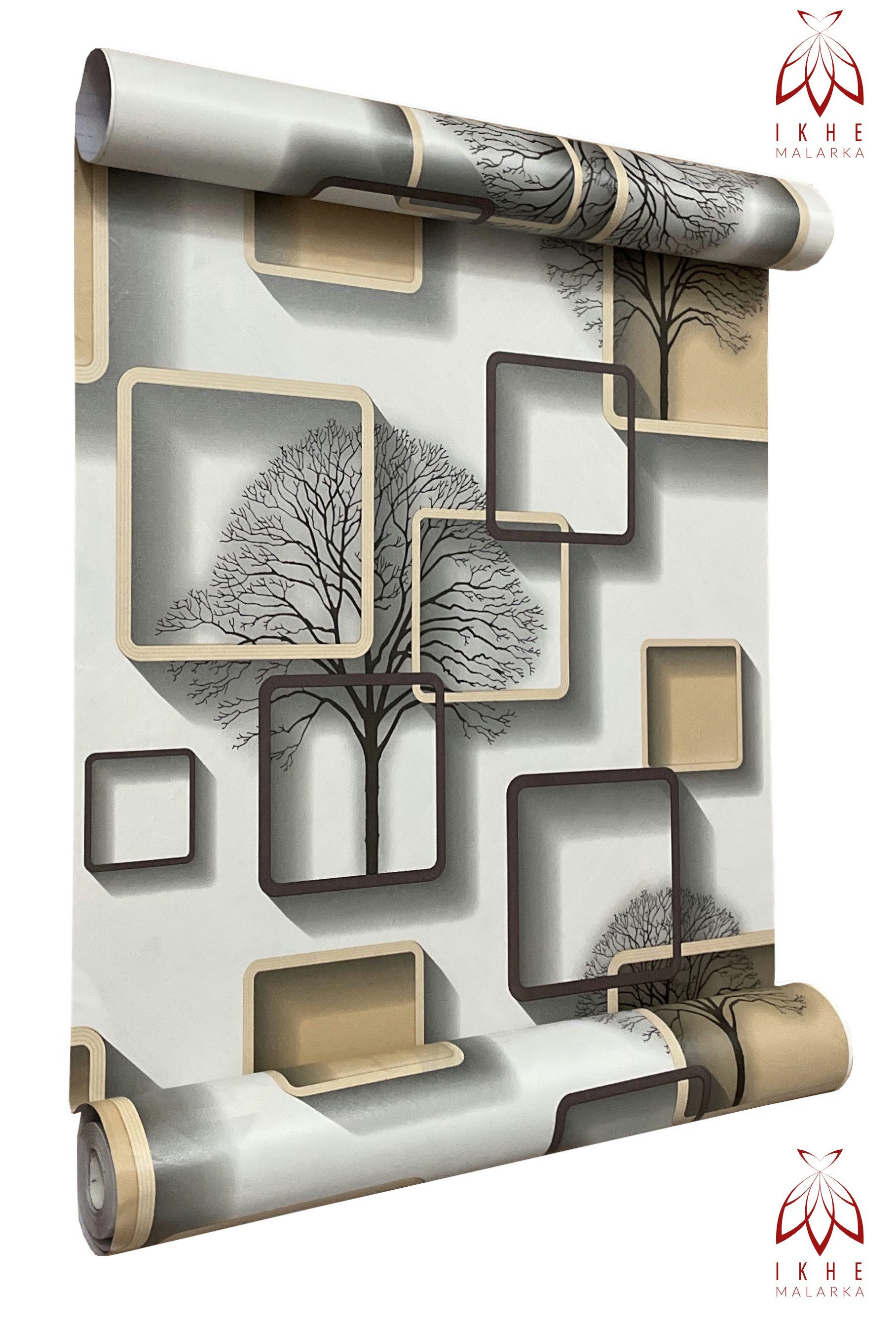 IKHEMalarka 3D-Tapete Selbstklebende PVC Folie Klebefolie, Aufkleber, (4,5m günstig online kaufen