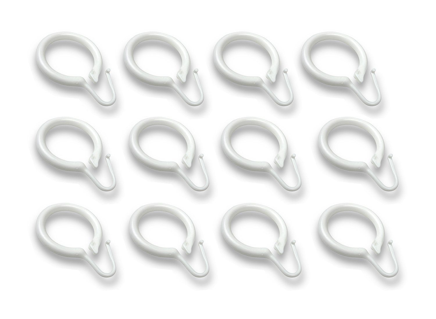 nodeko Duschvorhangringe Duschmantelringe Innendurchmesser 35 mm, für Dusch günstig online kaufen