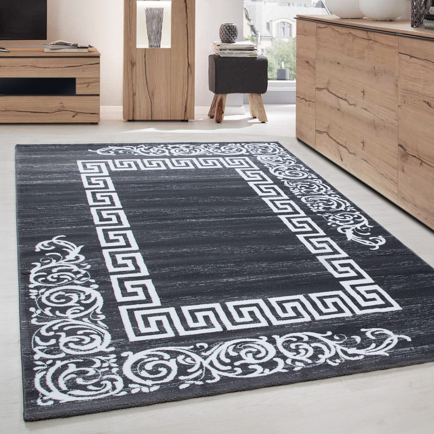 Carpettex Designteppich Mäander-Design, Läufer, Höhe: 12 günstig online kaufen
