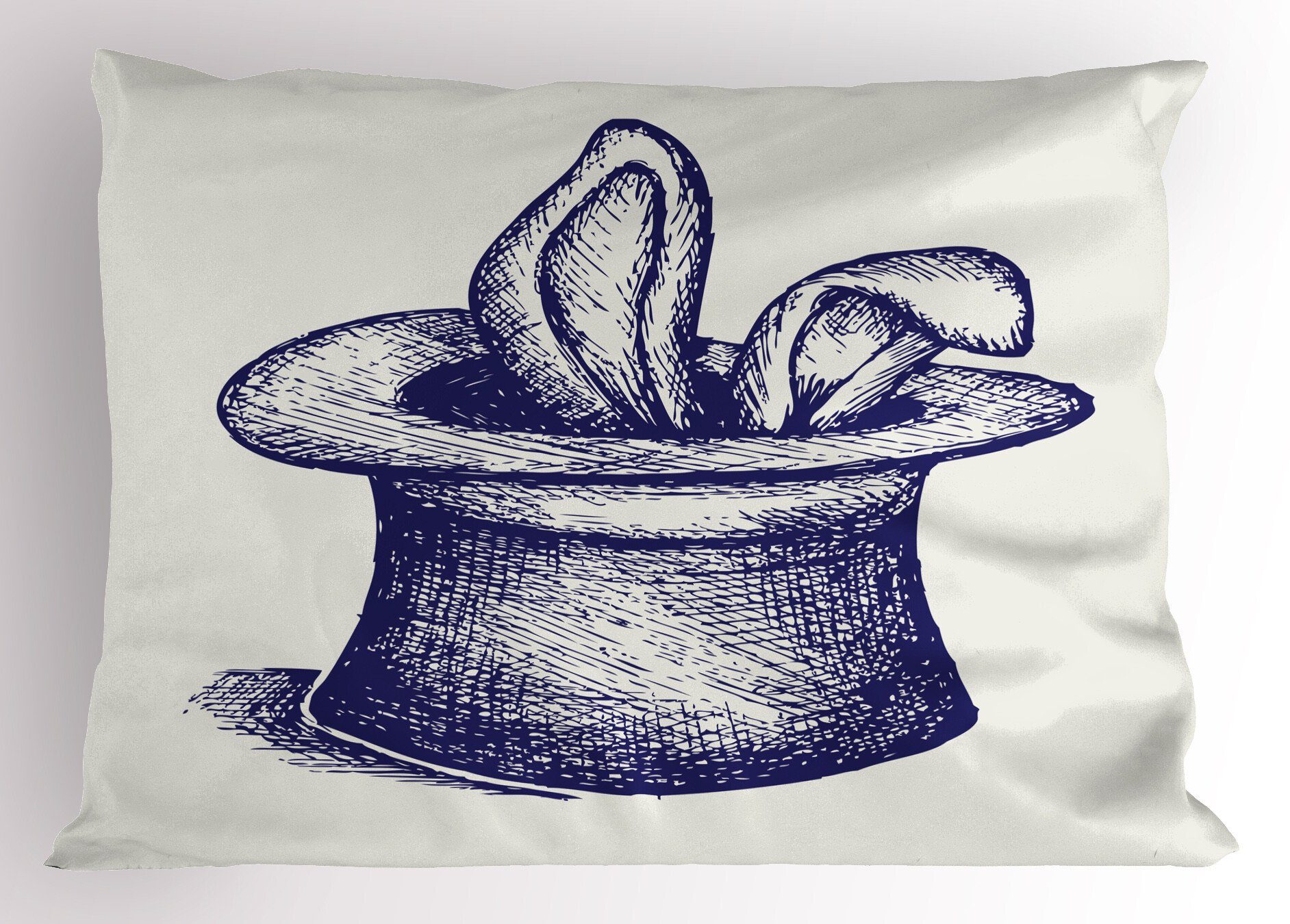 Kissenbezüge Dekorativer Gedruckter Hut Stück), einem in Kaninchen Art Hase Abakuhaus Kopfkissenbezug, Size (1 Standard Flüchtige
