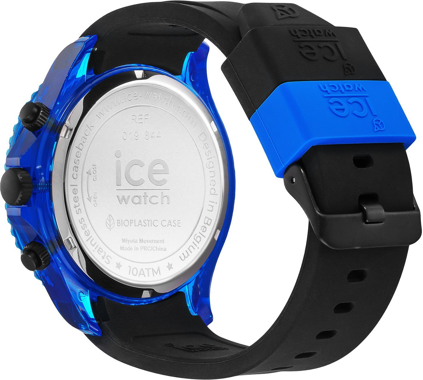 CH, - ICE - blue large Chronograph chrono Black ice-watch 019844 - Extra
