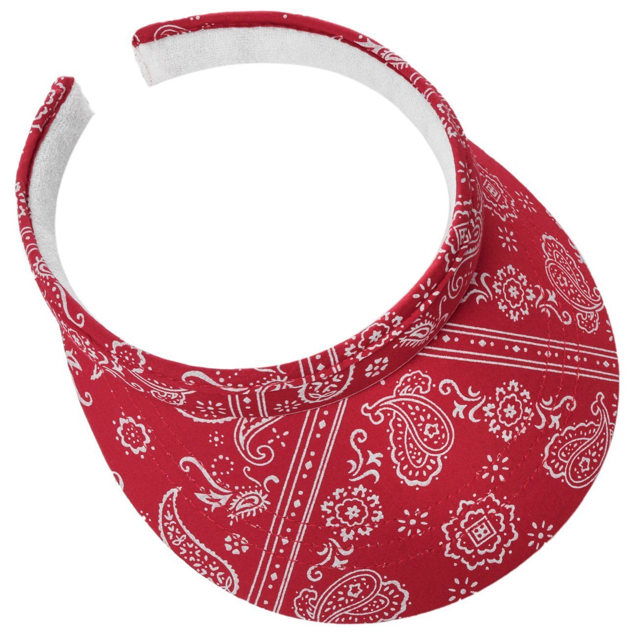 Lipodo Visor (1-St) Sonnenvisor Schirm mit rot