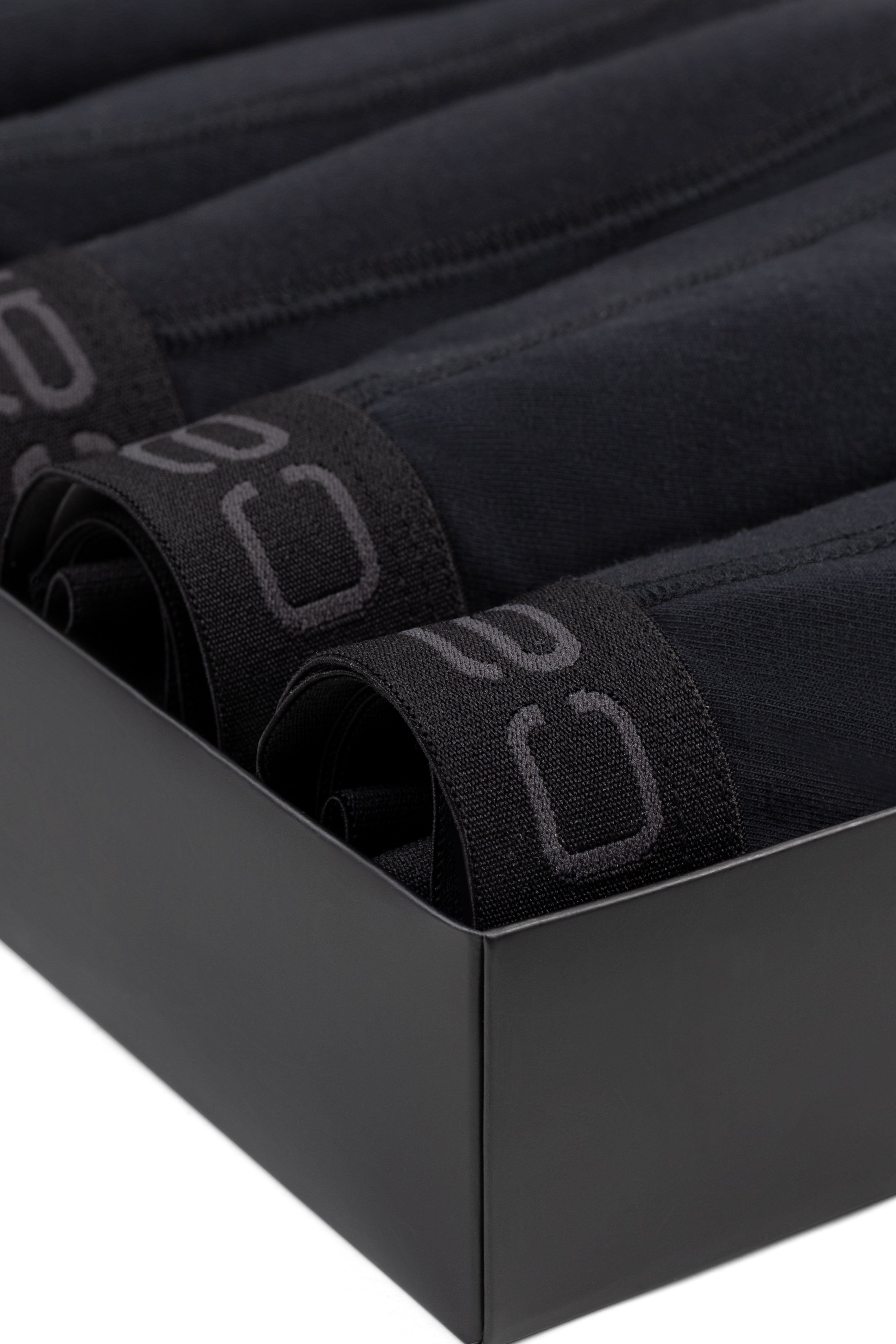 nachhaltigerer schwarz praktischen (BCI) 6er-Pack Baumwolle im mit (6-St) Boxershorts Camano Comfort