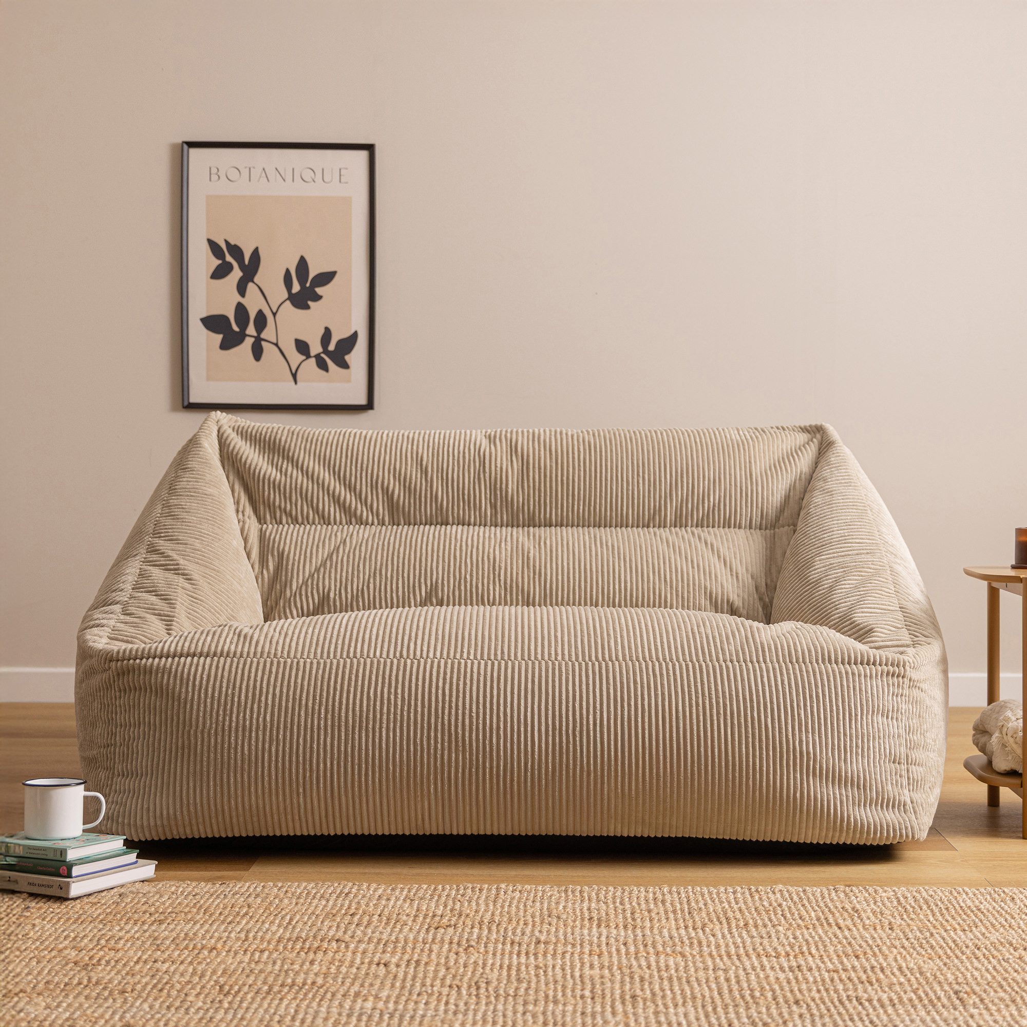 icon Sitzsack cord Sofa Erwachsene „Cecilia", Made in Germany, für Erwachsene, XXL Sitzsack, mit Füllung