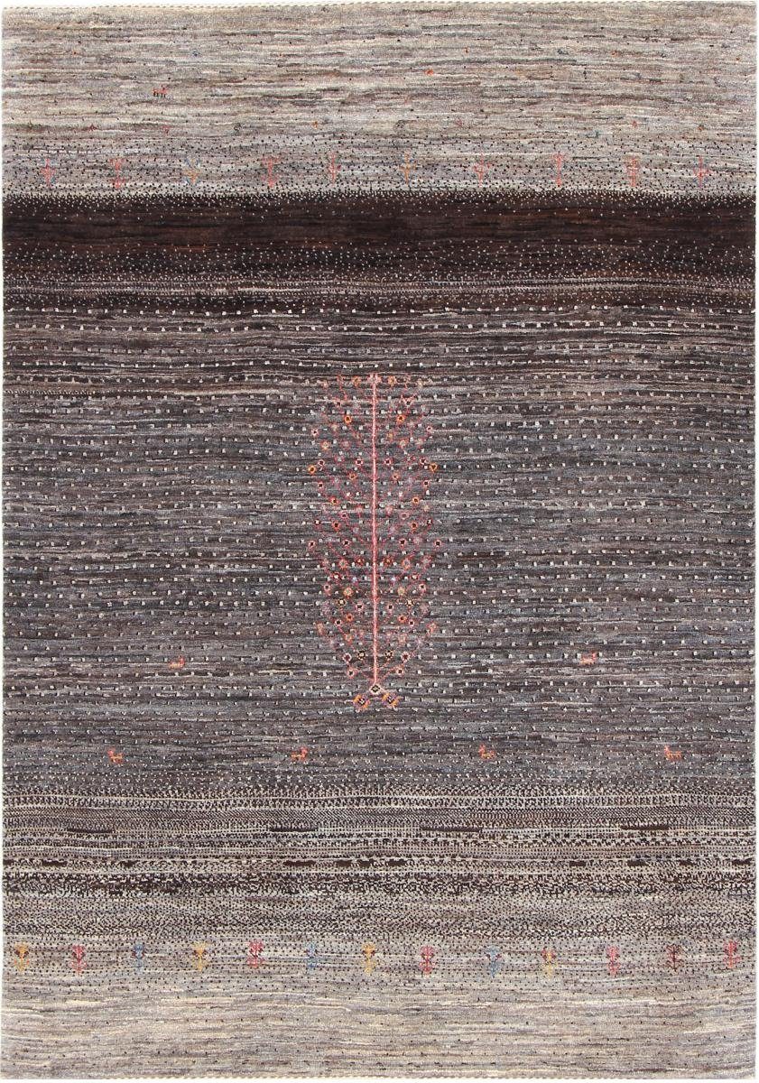 Orientteppich Perser Gabbeh Loribaft Nowbaft 123x175 Handgeknüpfter Moderner, Nain Trading, rechteckig, Höhe: 12 mm