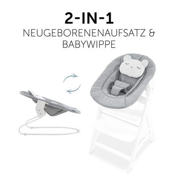 Hauck Hochstuhltablett Hauck Neugeborenenaufsatz & Wippe für Alpha / Beta