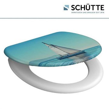 Schütte WC-Sitz Sailing, Duroplast, mit Absenkautomatik