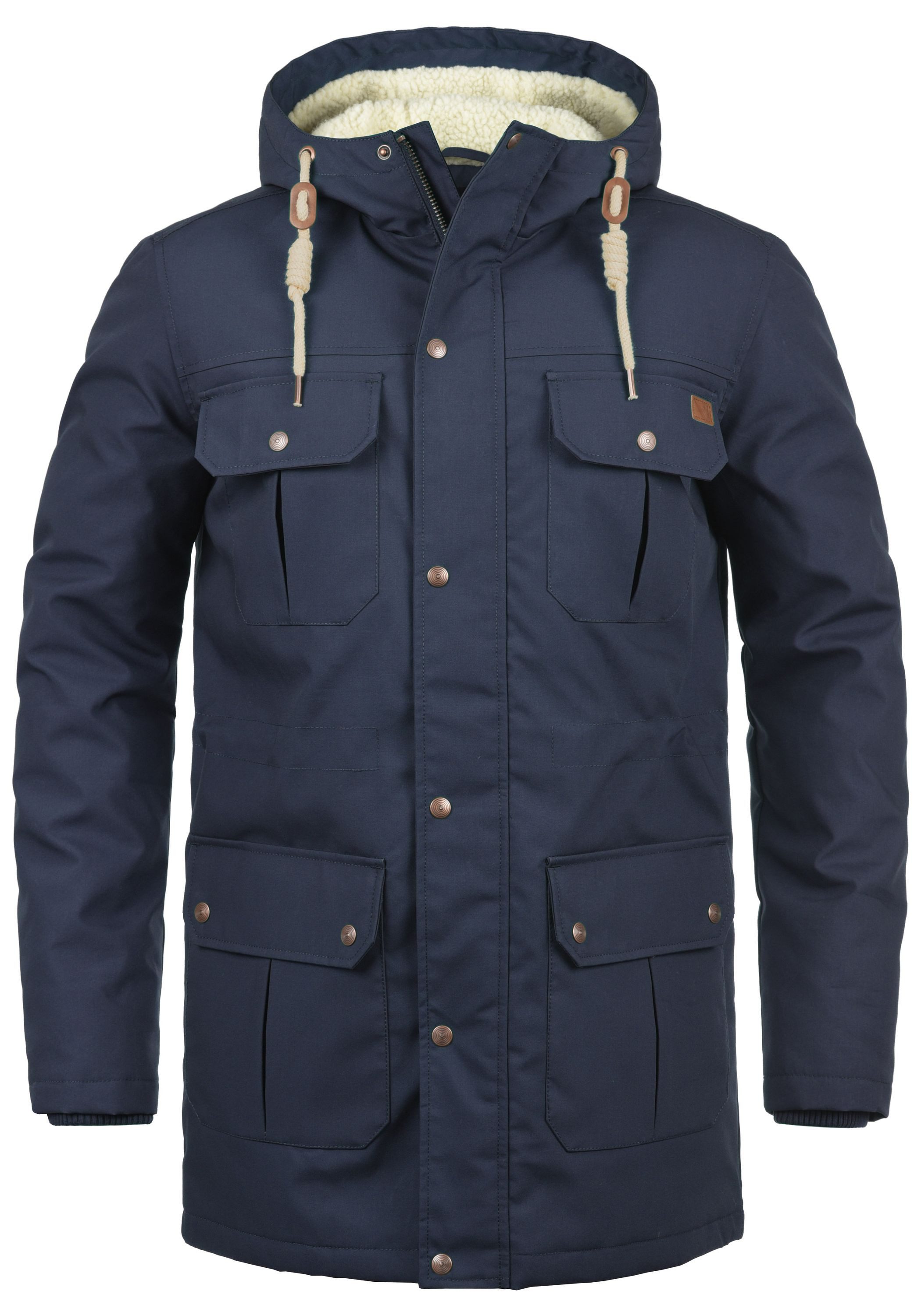 !Solid Winterjacke SDChara warme Jacke mit Teddyfutter in der Kapuze und im Oberkörperbereich