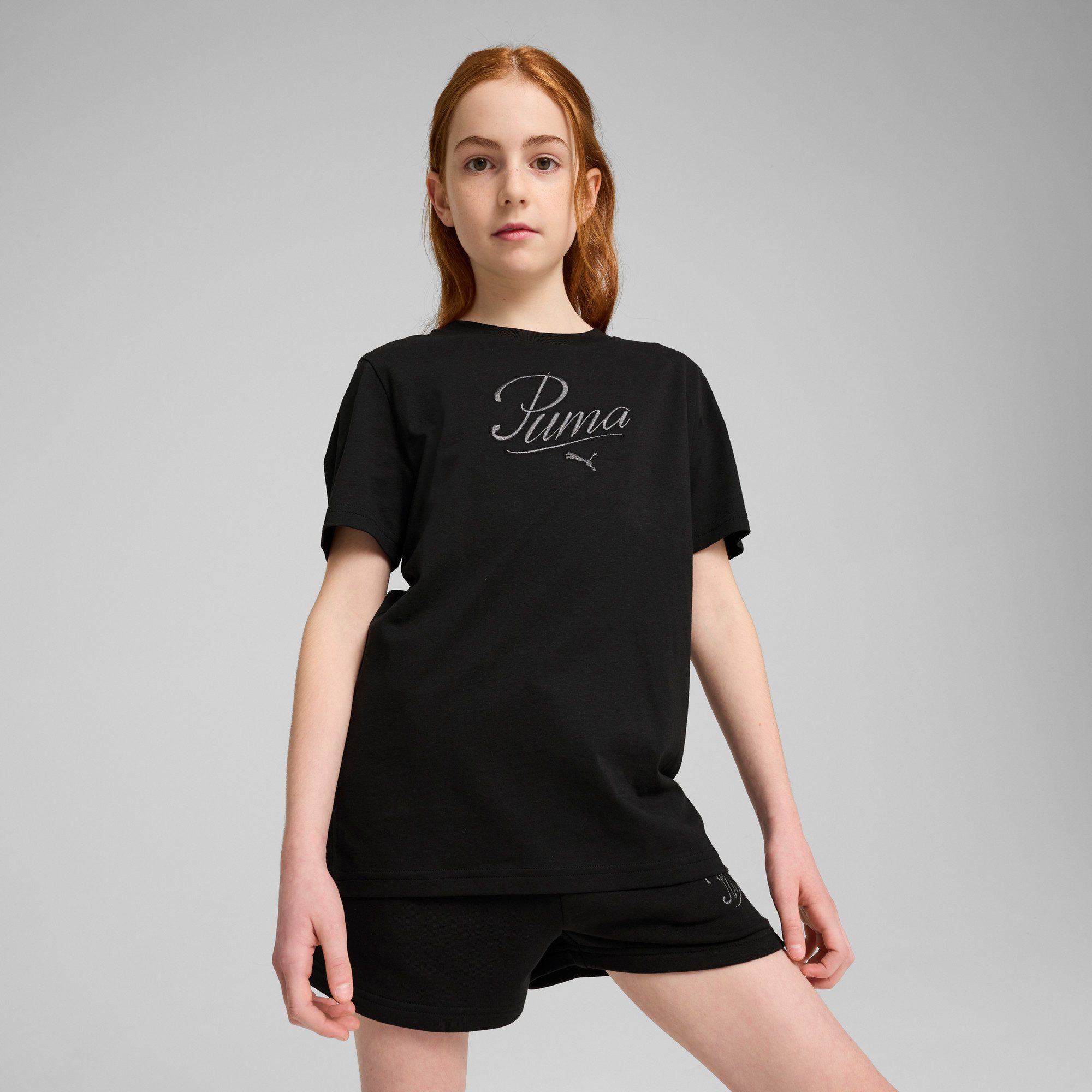 PUMA T-Shirt ESS SCRIPT TEE G günstig online kaufen