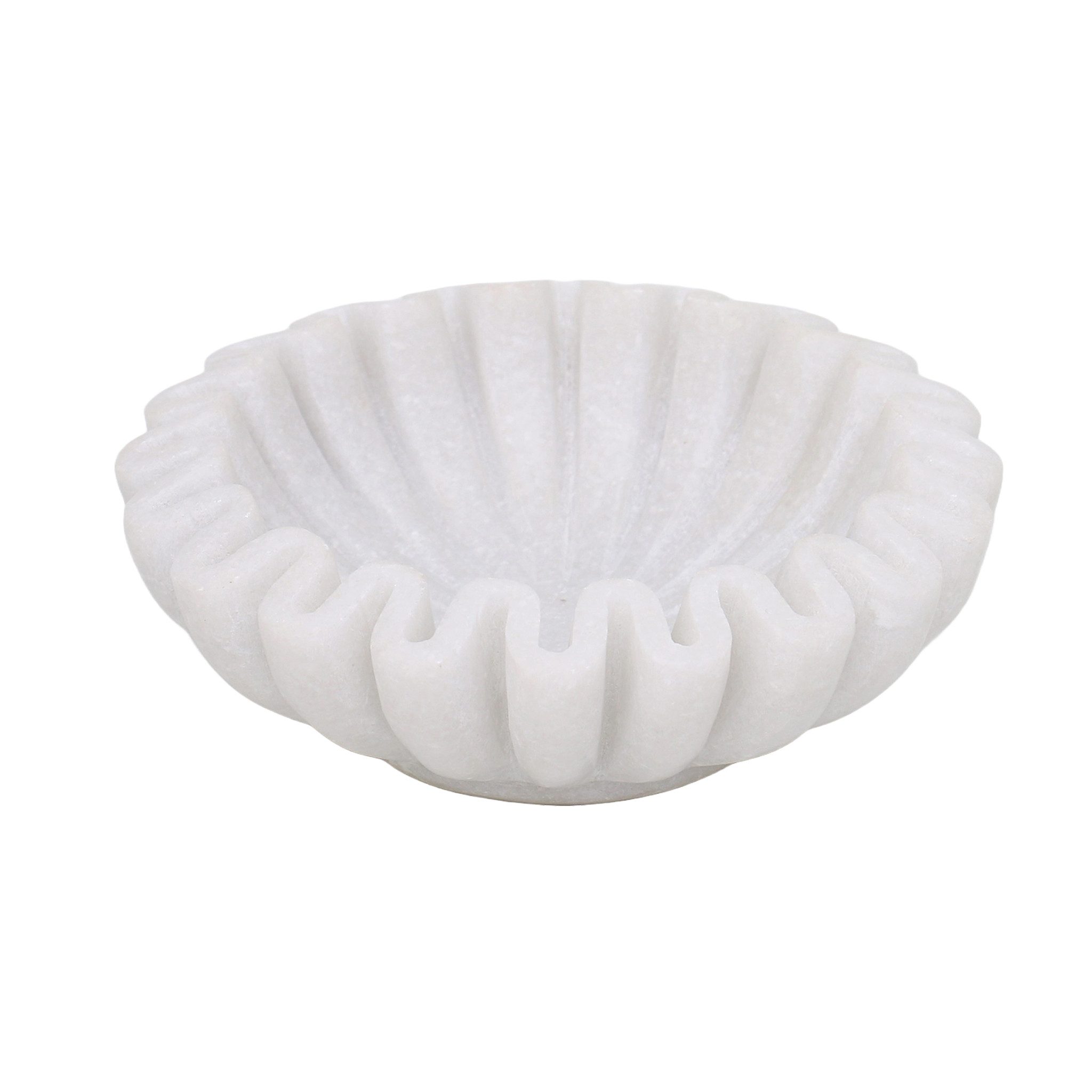 houseproud Dekoschale Serene Dekoschale aus Marmor in Muschelform günstig online kaufen