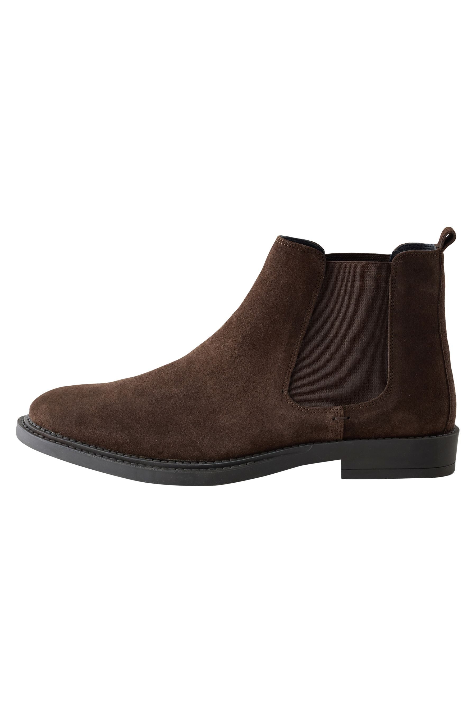 Eleganter Chelsea-Stiefel aus Veloursleder Chelseaboots
