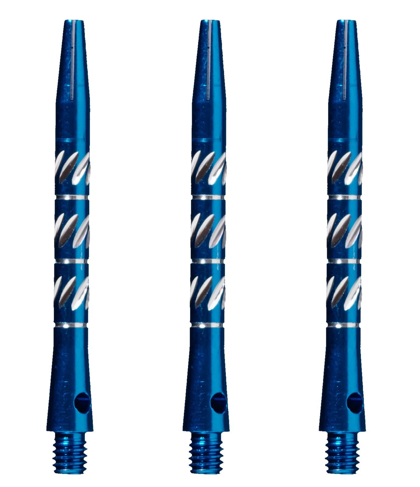 Dartpfeil Aluschäfte für Dartpfeile, 3 Stück, rot, blau oder schwarz