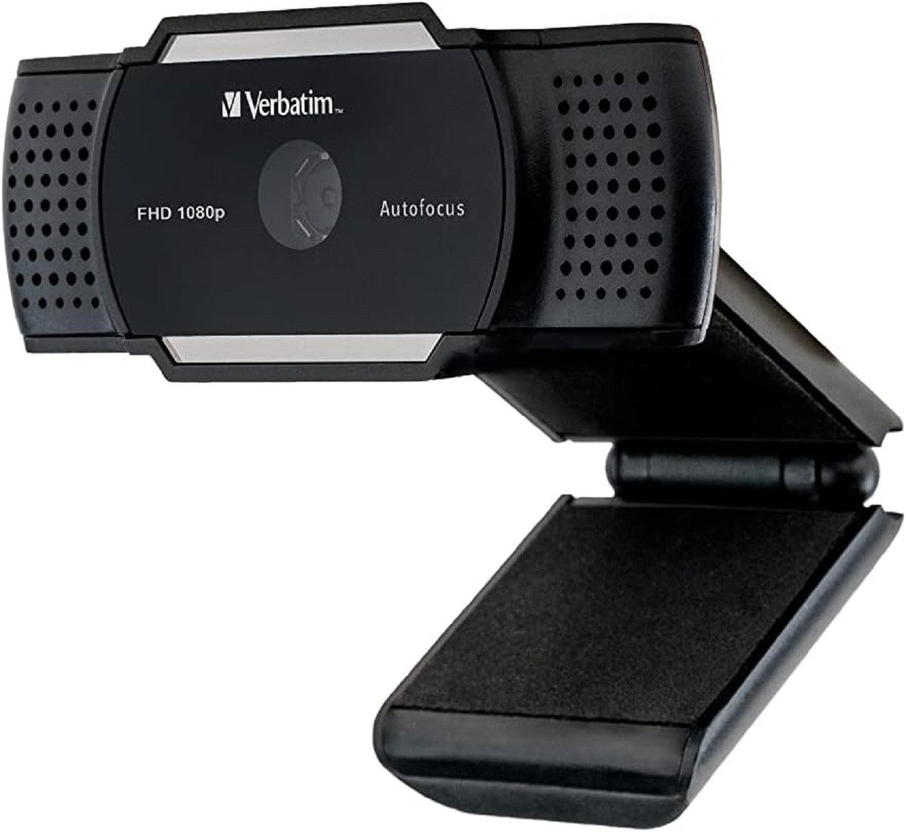 Verbatim Verbatim AWC-01 Webcam – Stabile Laptop-Befestigung und USB-Anschluss Webcam