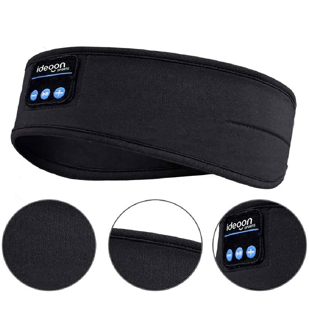shop'n smile ideoon Kopfhörer-Stirnband Bluetooth 5.4 Freisprecher & Sprachsteuerung Bluetooth-Kopfhörer (Unterstützt Google Assistant und Siri von Apple, Kabellos, 13 Std. Spieldauer, Reichweite bis 20 m, Sendeleistung 3 dBm)
