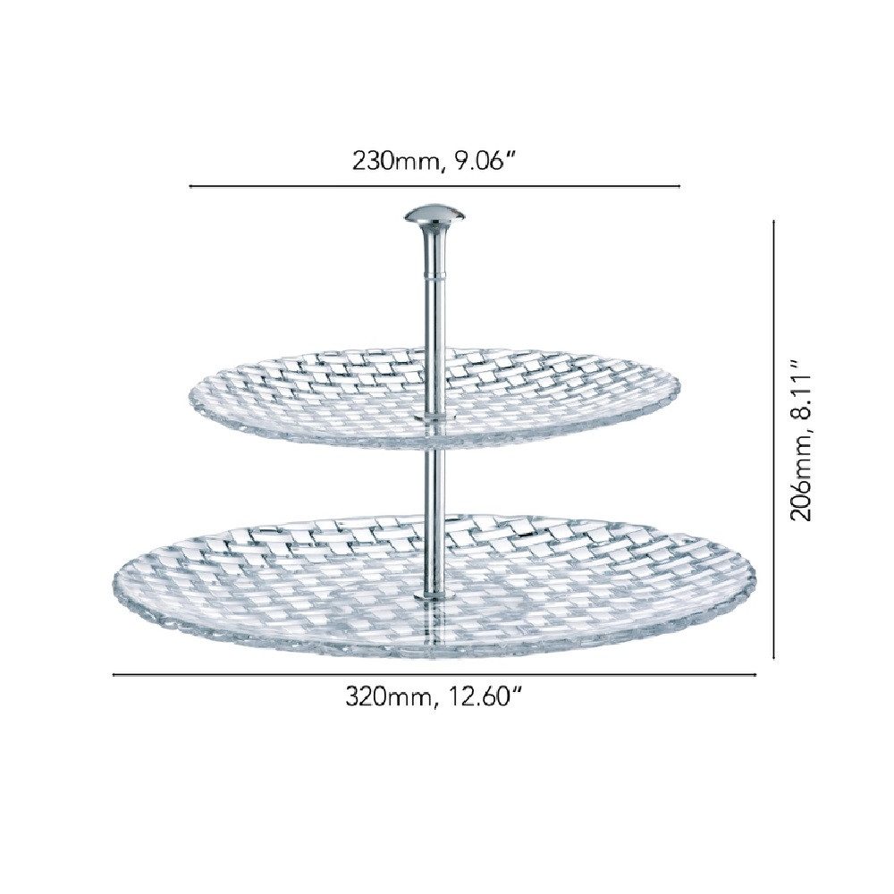 Nachtmann Etagere Nachtmann Bossa Nova Etagere Groß, Kristallglas, (Packung)