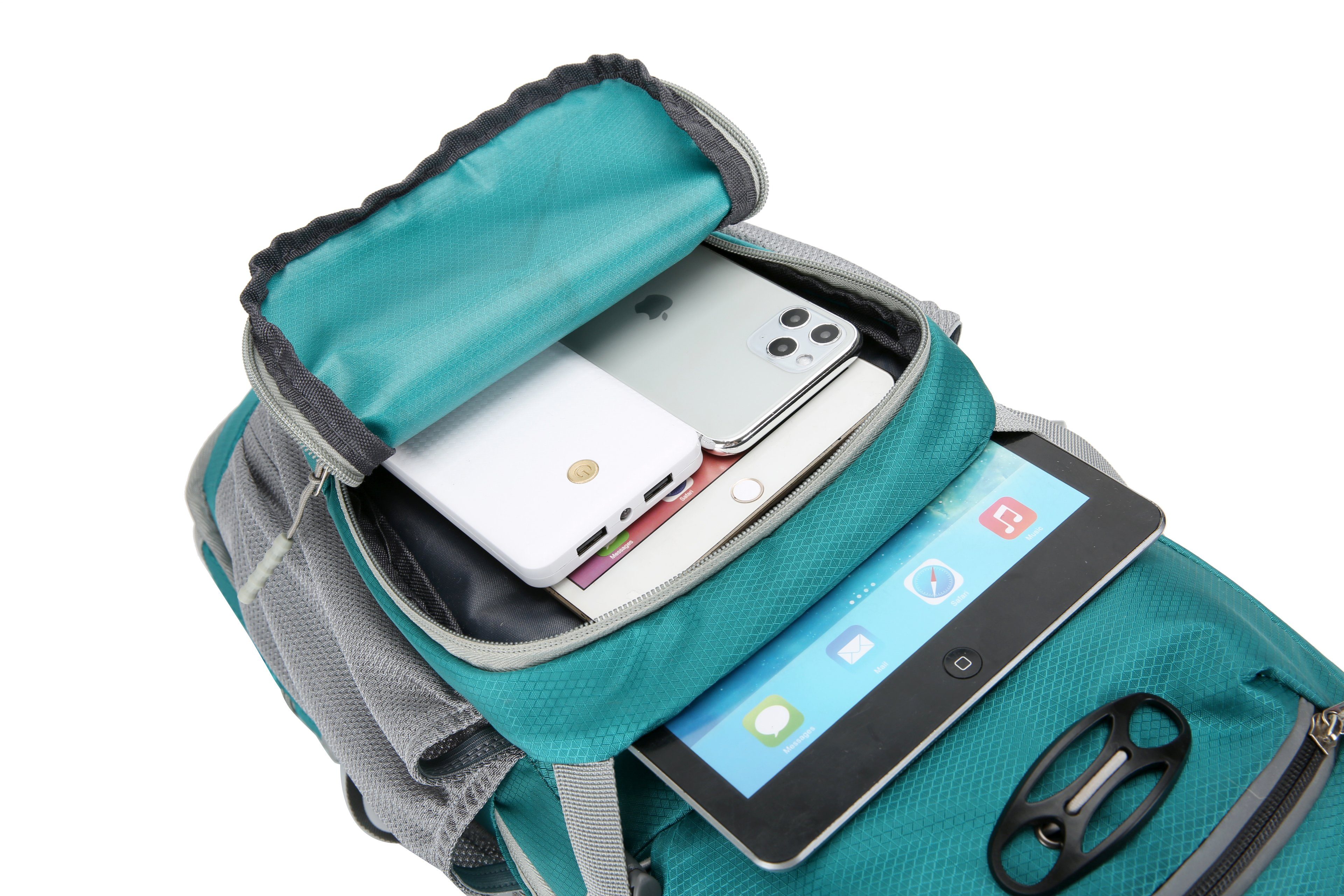 RAIKOU Fahrradrucksack 18L Reflexstreifen Helmabdeckung Trinkrucksack Wasserdicht, Radsport Hydration