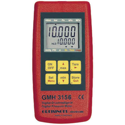 Greisinger Luftdruckmessgerät Greisinger GMH 3156 Druck-Messgerät Luftdruck, Flüssigkeiten 2.5 - 40