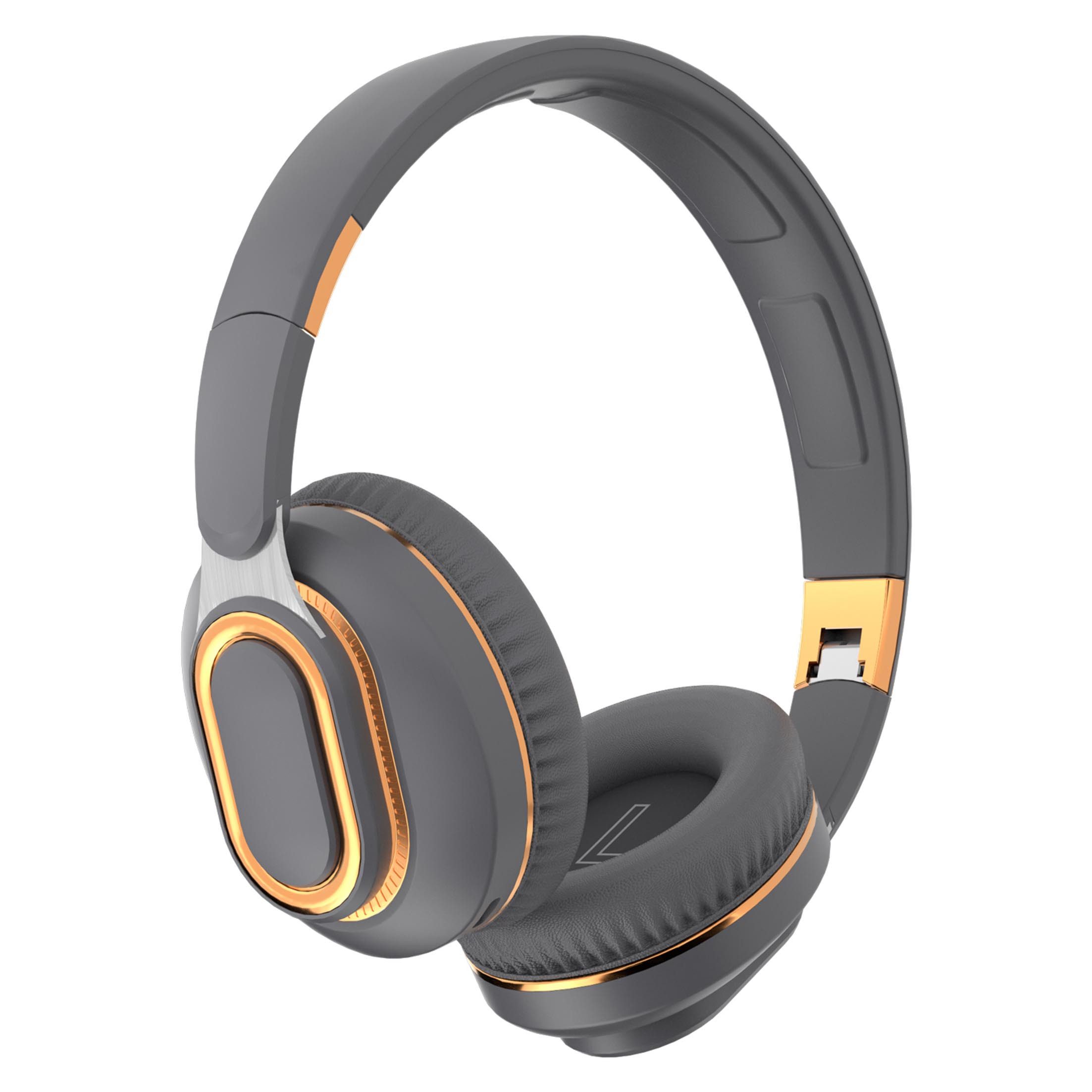 KINSI Over-Ear Bluetooth-Kopfhörer, Gaming-Headset, Funk-Headset für Musik Funk-Kopfhörer (Einziehbares Klappdesign, hochauflösende Sprachanrufe)