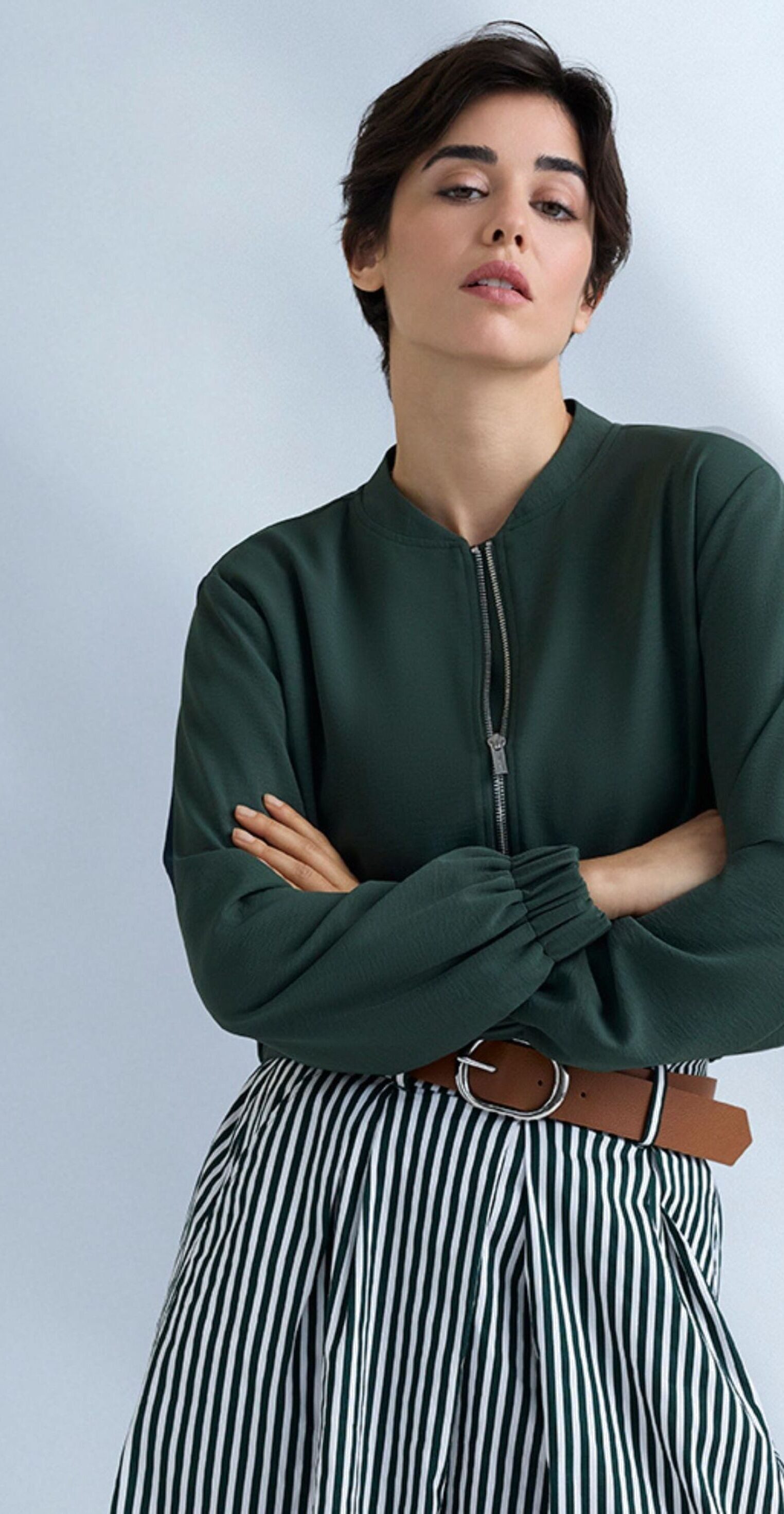 Zero Jackenblazer Damen langarm Material.