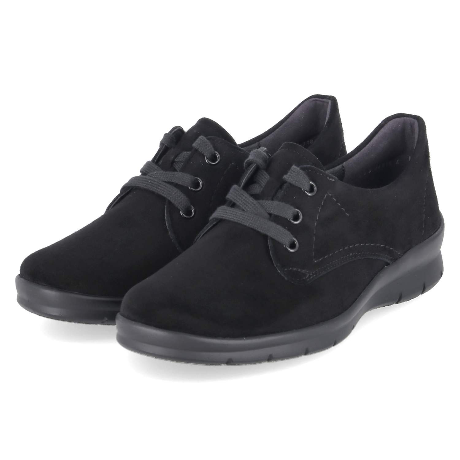 Semler Semler X2315042/001 SP Damen Rauleder black Schnürschuh