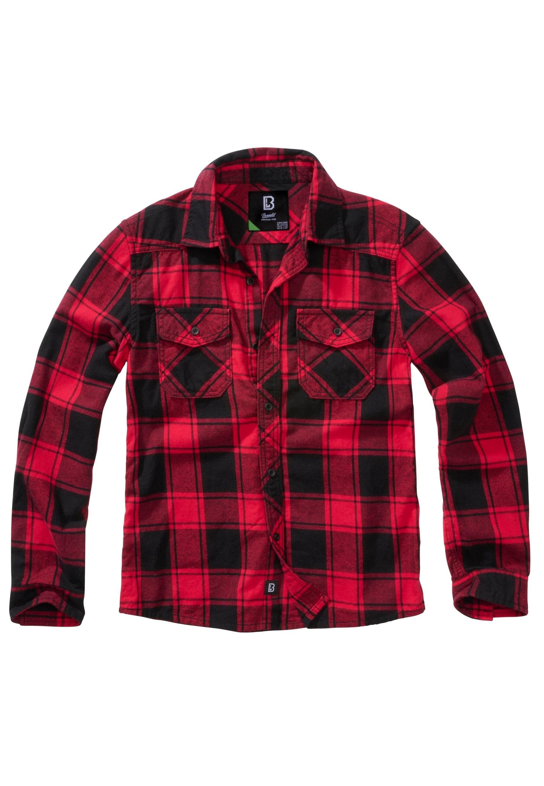 Langarmhemd Brandit Unisex Checkshirt Kids