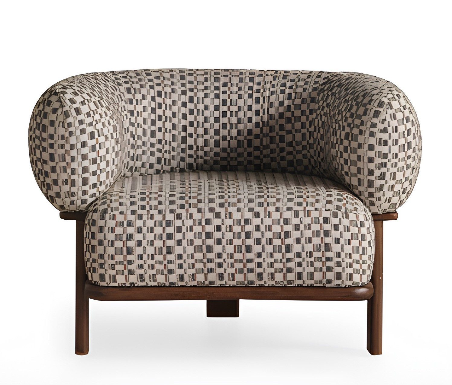 Xlmoebel Sessel Bequemer Lounge-Sessel im modernen Design mit Muster (1-St., Lounge-Sessel), Made in Europa