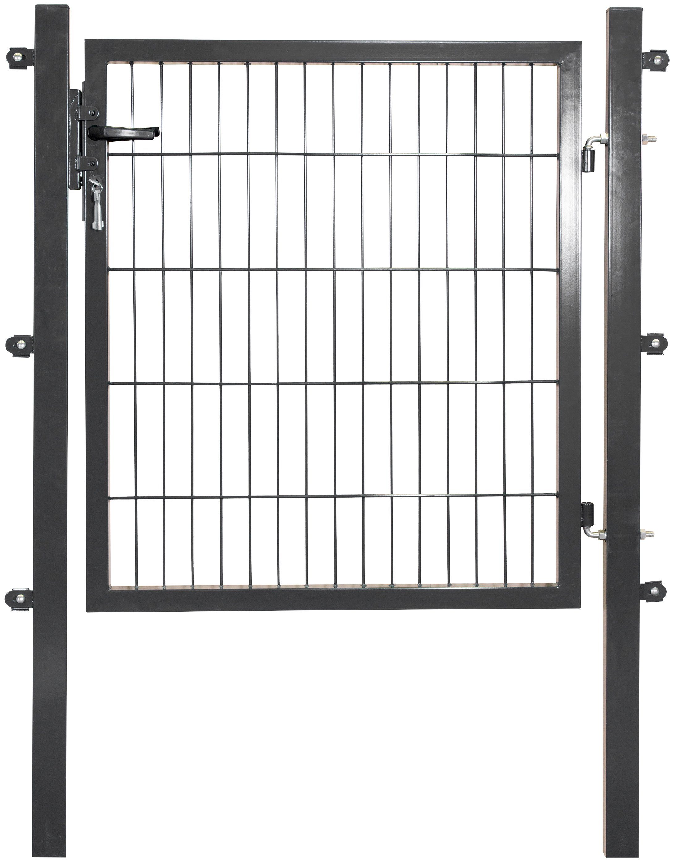 Arvotec Zauneinzeltür ESSENTIAL, Breite: 100 - 120 cm, Höhe: 80 - 200 cm, zum Einbetonieren