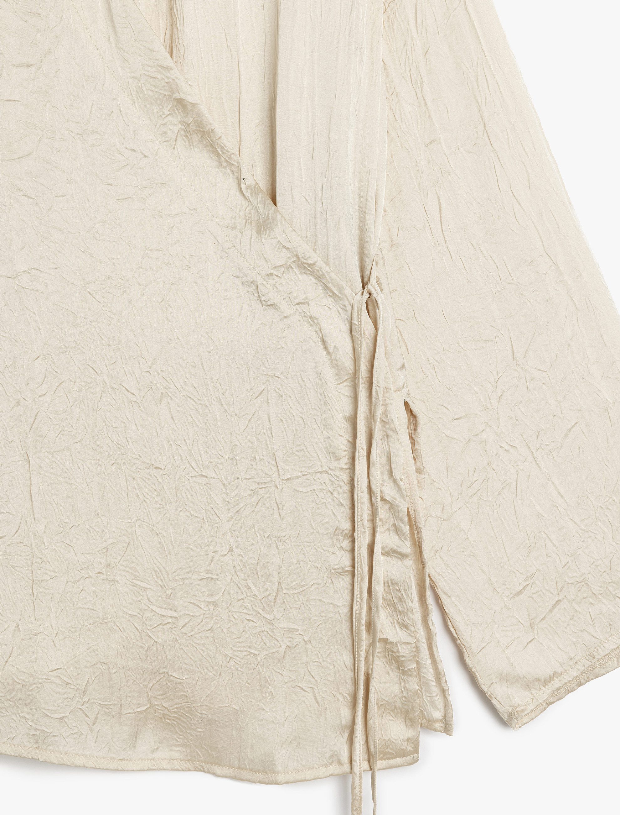 Koton Kimono Doppelreihiger Kragen Mit Schlitzdetail Kimono