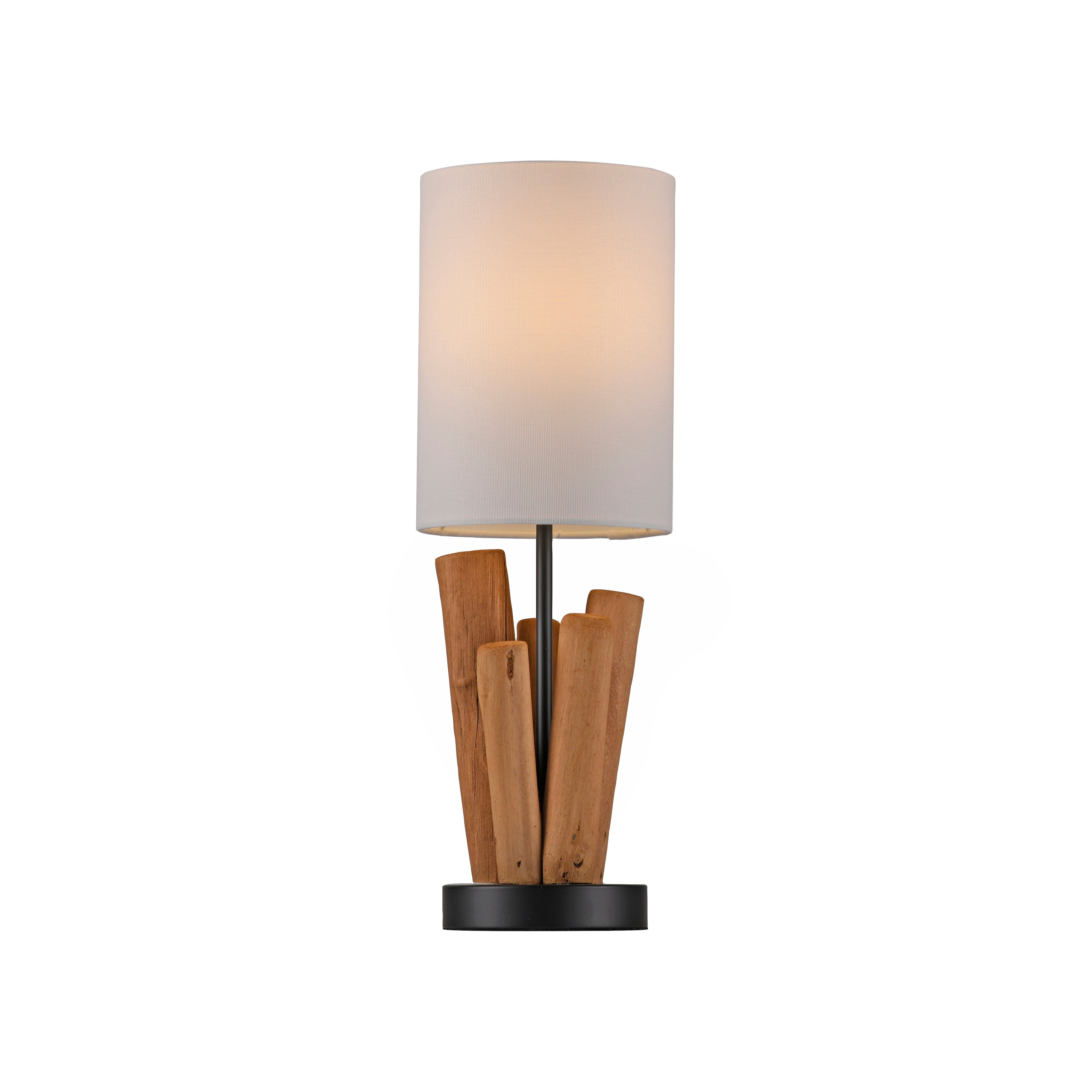 OTTO home Tischleuchte Heddle, Leuchtmittel wechselbar, Holz - Optik, Vinta günstig online kaufen