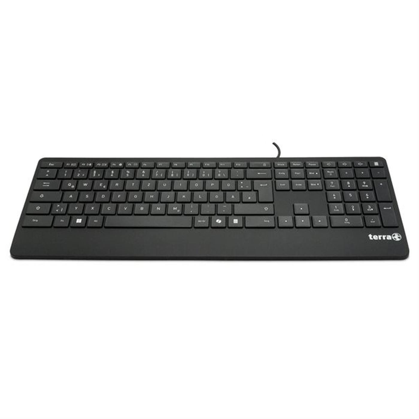 TERRA TERRA Keyboard 4000 Tastatur, kabelgebunden (USB, QWERTZ-Layout) Wireless-Tastatur