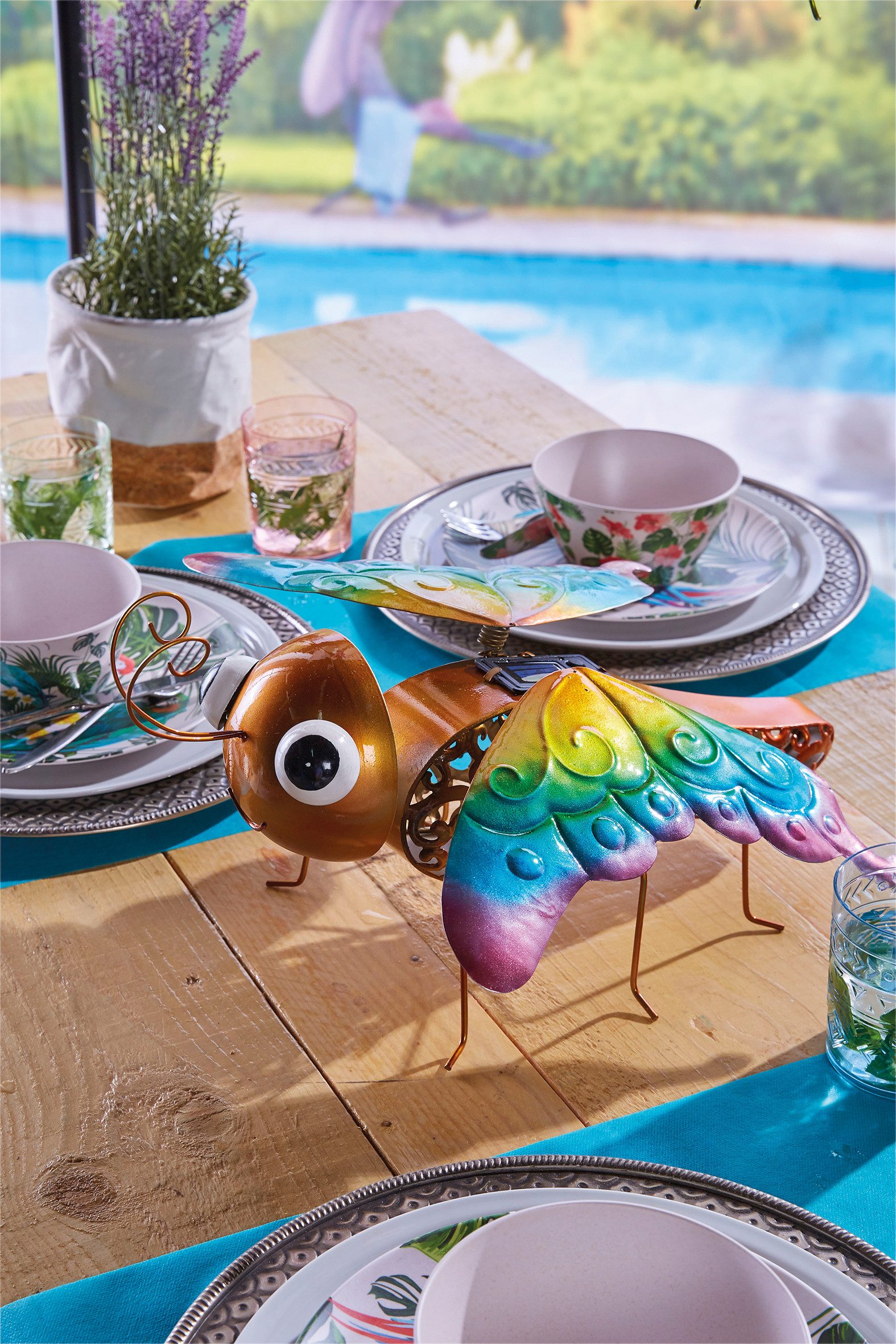 Luxform Gartenleuchte Luxform Solar Schmetterling Butterfly günstig online kaufen