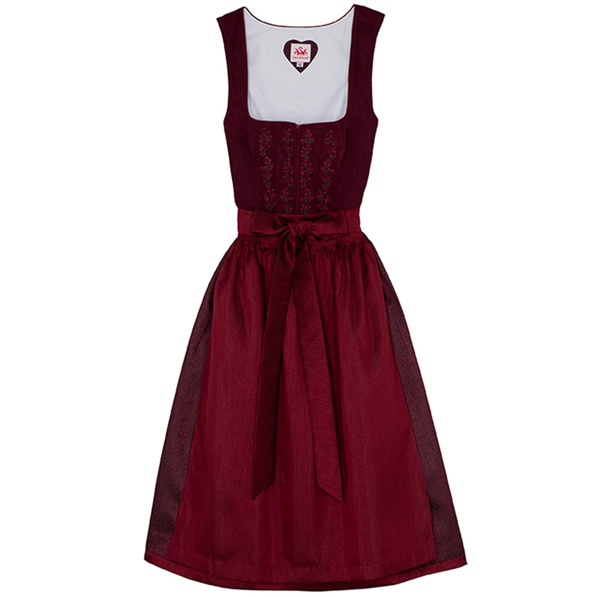 Spieth & Wensky Dirndl Ephyra-Dirndl Ephyra 2-teiliges Midi-Dirndl Kleid Dirndl Trachtenkleid
